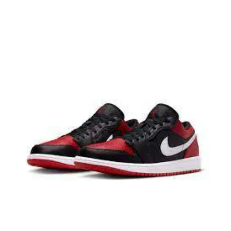 Jordan 1 Low Red Black Gold-2