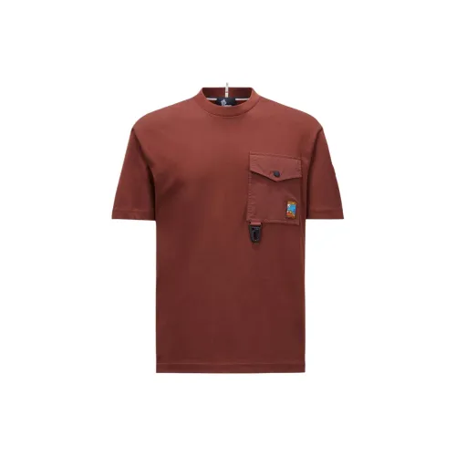 Moncler T-Shirts Men Red