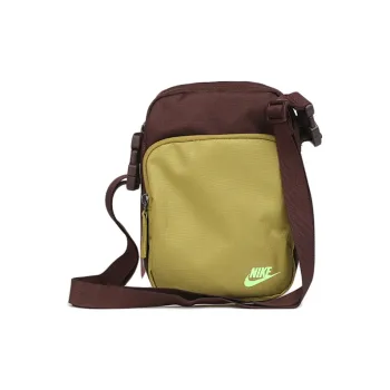 Nike Heritage Polyester Shoulder Bag, Crossbody Bag Regular Unisex Yellow