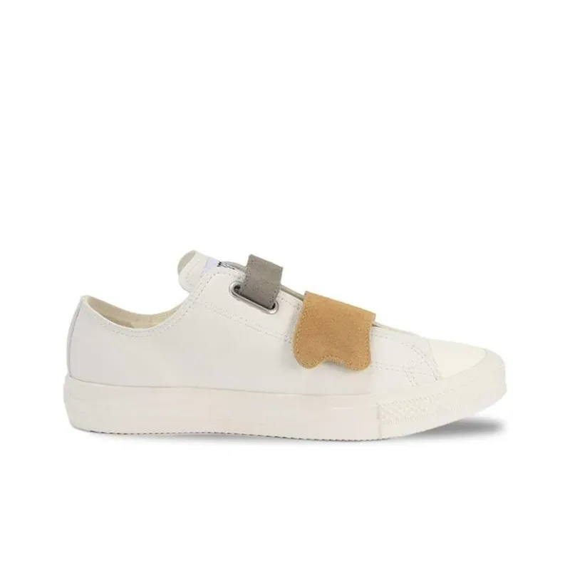 Kotohayokozawa x Converse All Star Light V 2 OX Durable Breathable Low Top Canvas Shoes Women's White-1