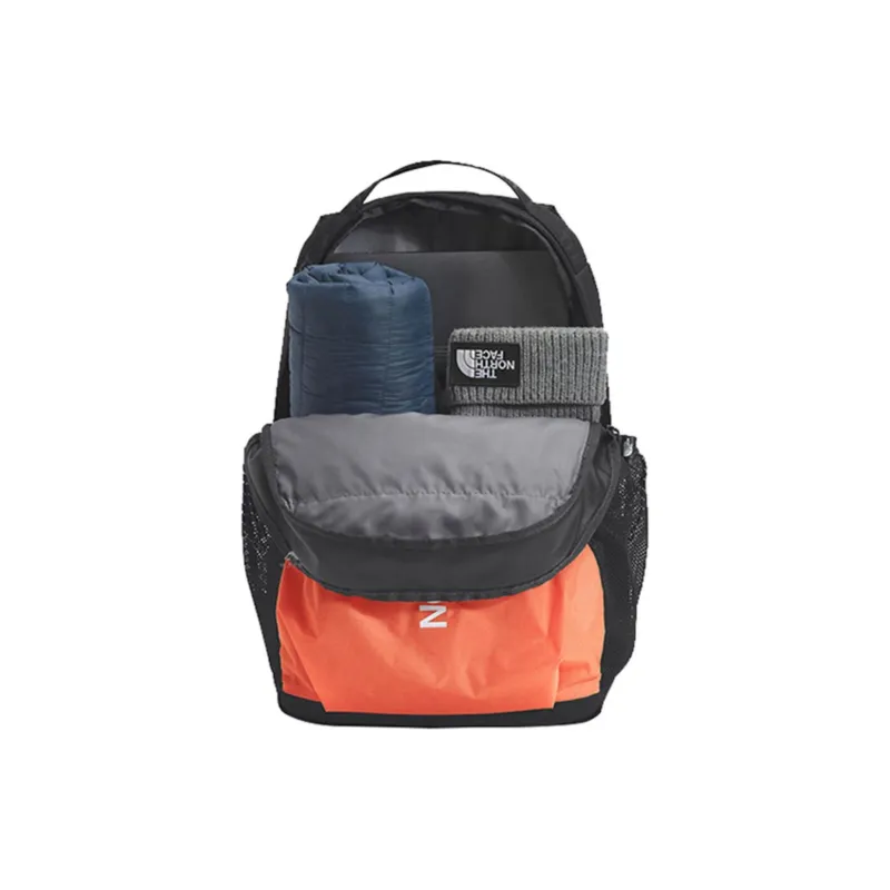 THE NORTH FACE Recycled Polyester Backpack Regular Unisex Orange/Black-3