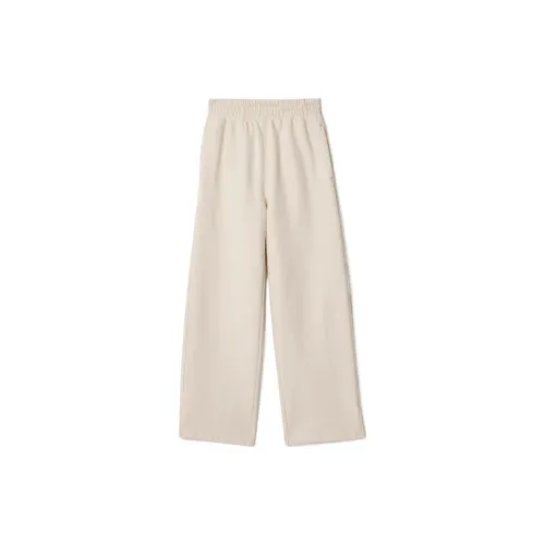 Burberry Knitted Sweatpants Women's Soap White