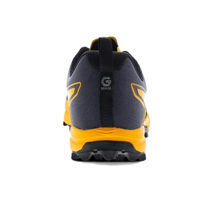 INOV-8 Cushioned Slip-Resistant Moisture-Wicking Low-Top Running Shoes Men's Yellow Black-4