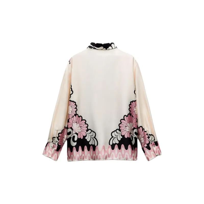 ZARA Shirts Women's Orange-1