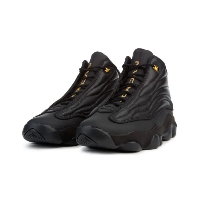 Jordan Pro Strong Black Metallic Gold-2