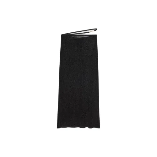 Jacquemus Casual Long Skirts Women's Black