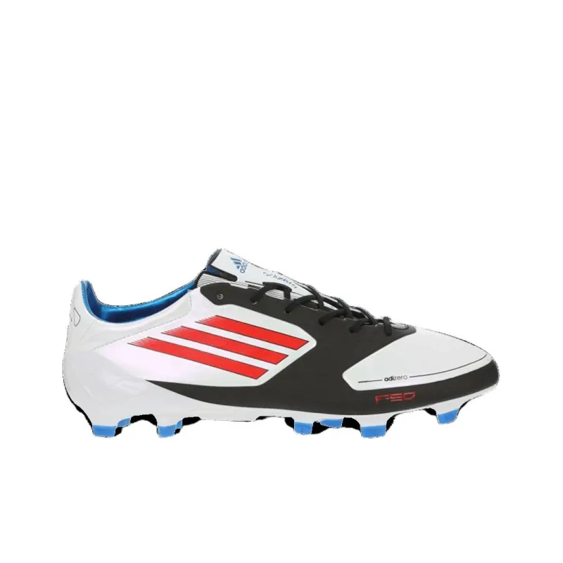 Adidas Adizero F50 FG Rubber Long Studs Cushioning Wear Resistant Soccer Shoes Unisex Black White-1