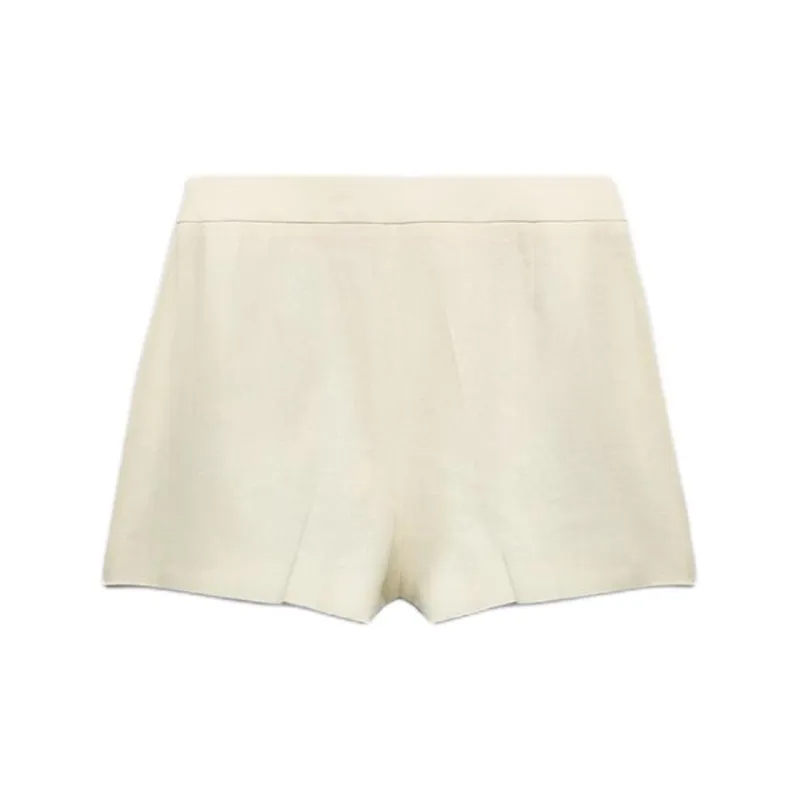 ZARA Casual Shorts Women's White-1