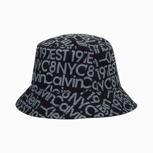CK/Calvin Klein Cotton Bucket Hats Men's Black-4