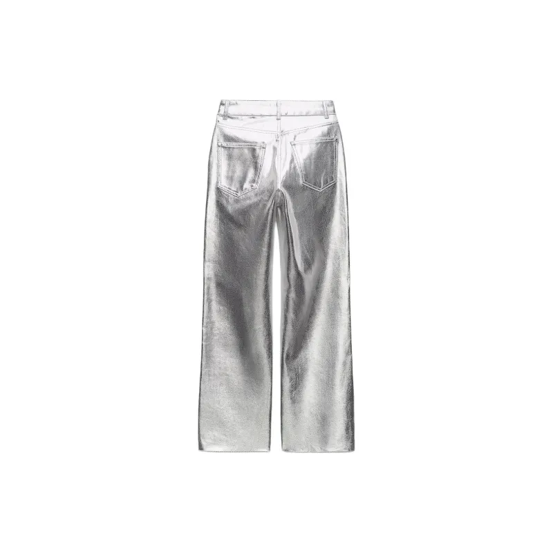 ZARA Jeans Women's Silver-1