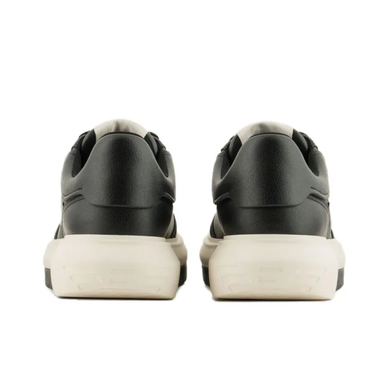 EMPORIO ARMANI Low Top Skateboard Shoes Men's Black-3