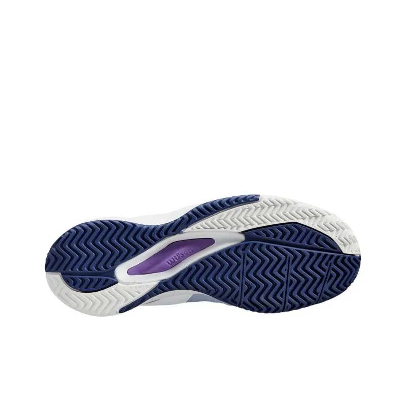 Wilson Rush Pro Ace Slip-Resistant Low-Top Tennis Shoes Women's Blue Purple-4