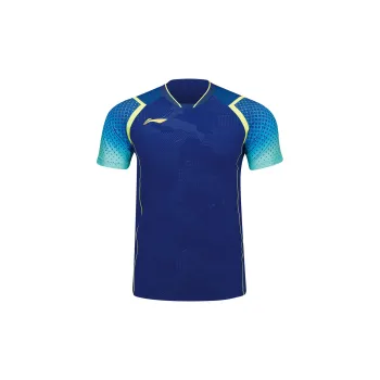 LiNing T Shirt Champion Edition Unisex Blue Picture