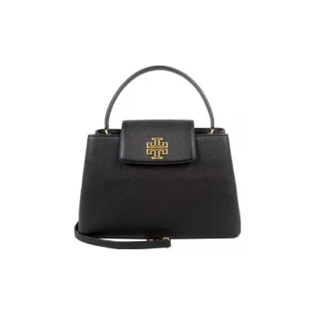 TORY BURCH TB Britten Cow Leather Shoulder Bag, Crossbody Bag, Handbag Medium Size Women's Black