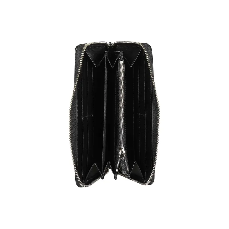 GUCCI Canvas With Leather Canvas Bag Wallet Unisex Black-3
