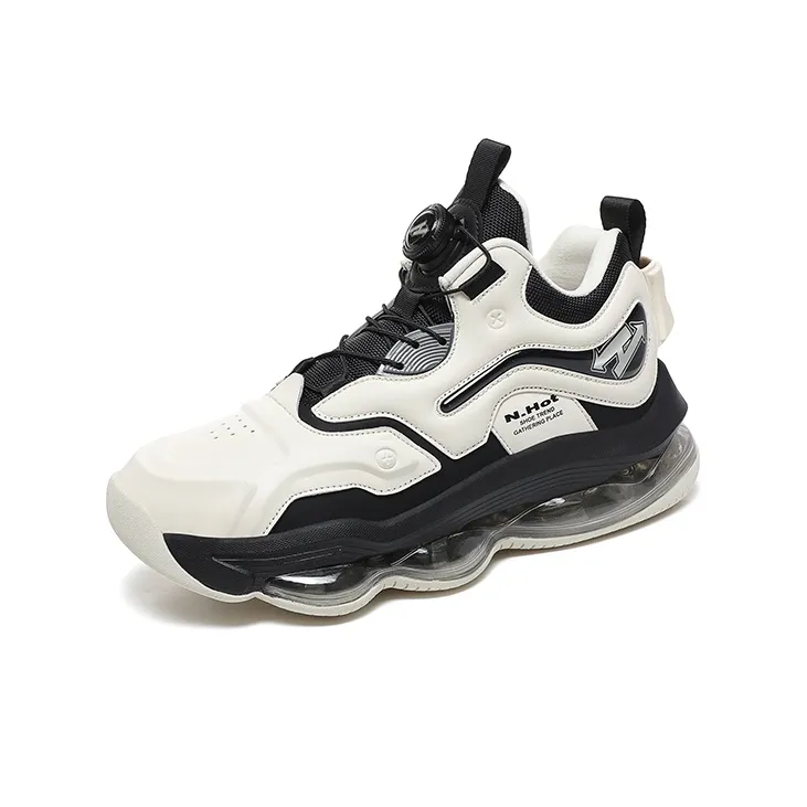 N·HOT Slip-Resistant Breathable Height Increasing Low-Top EVA Air Cushion Rubber Casual Running Shoes Men's-1