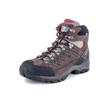 SCARPA Kailash Cushioned Slip-Resistant High-Top Outdoor Shoes Men's Gray Red