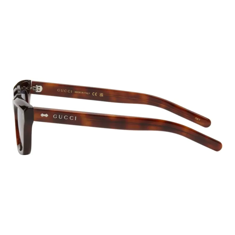 GUCCI Tortoiseshell Rectangle frame Sunglasses-2