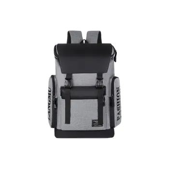GKY Nylon Backpack Men's Gray/Black