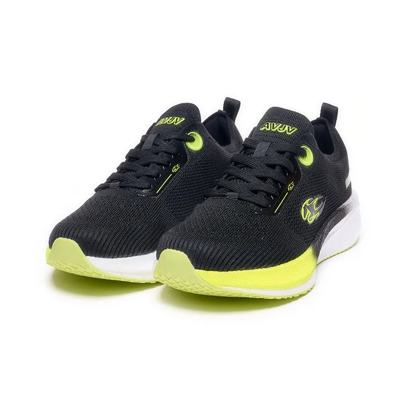 AVJV Running Shoes Men Low Top Neon Green-2