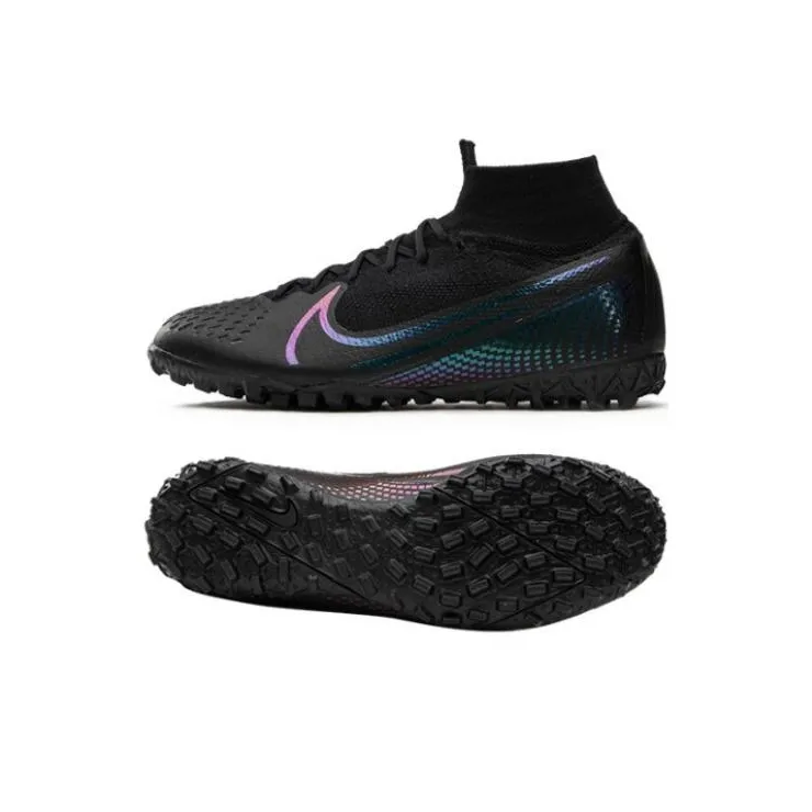 Nike Mercurial Superfly 7 Elite Tf 'Black Silver'-6
