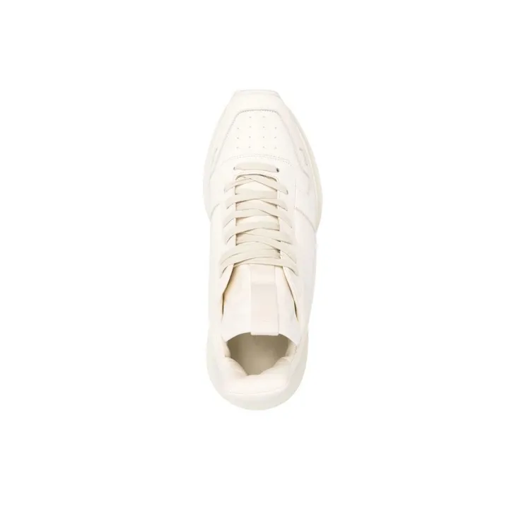 RICK OWENS Geth Runner Leather Sneakers-4