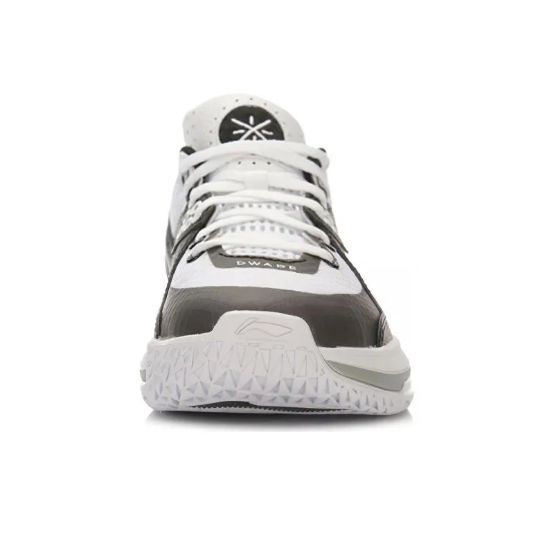 LiNing All City 5 Slip Resistant Mid Top Basketball Shoes Men's Black White-2