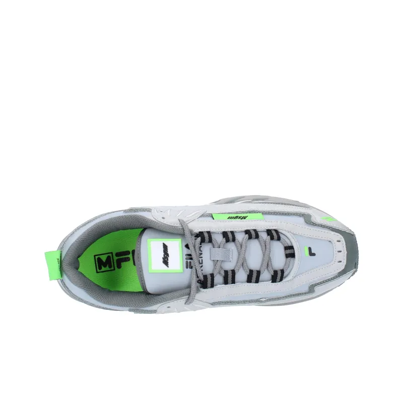 FILA x MSGM Cushioning, Slip Resistant, And Abrasion Resistant Low Top Casual Shoes Men's Gray-4