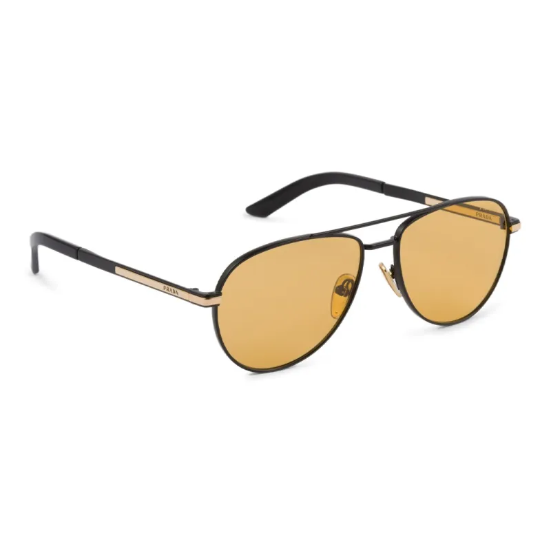 PRADA Aviator Sunglasses Men's Black-1