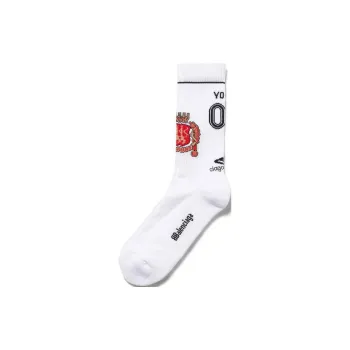 Balenciaga Knee-High Socks Regular Fit Men's 1 Pack White