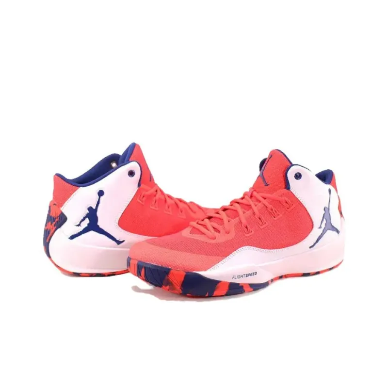 Jordan Rising High 2 Infra Red/Deep Royal Blue-3