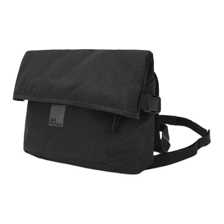 Jack Wolfskin Polyester Portable Crossbody Bag Shoulder Bag Regular Unisex Dark Gray-1