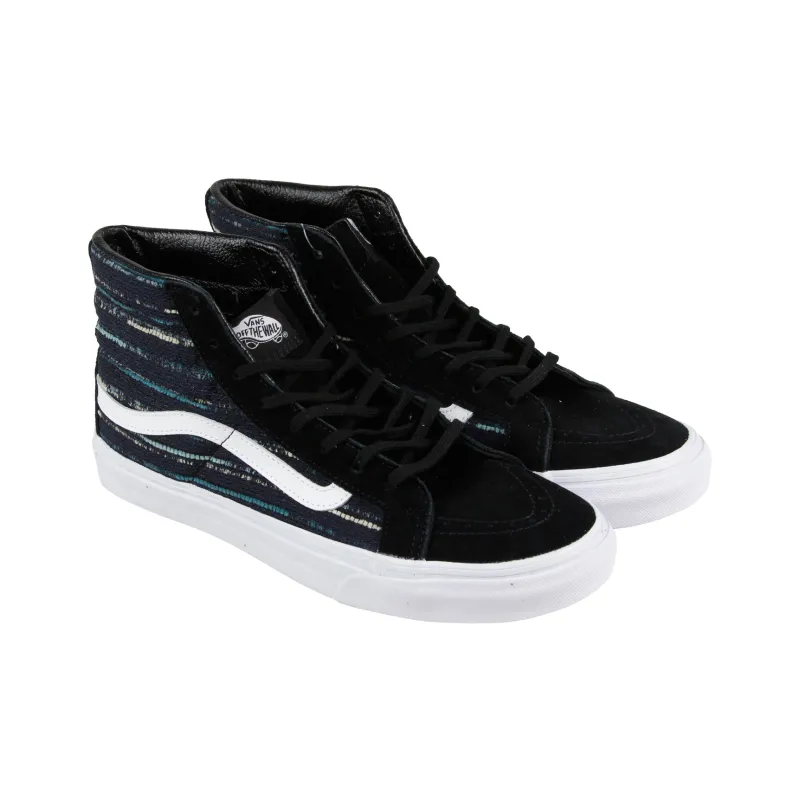 Vans Sk8 Hi Slim Italian Weave Black-2