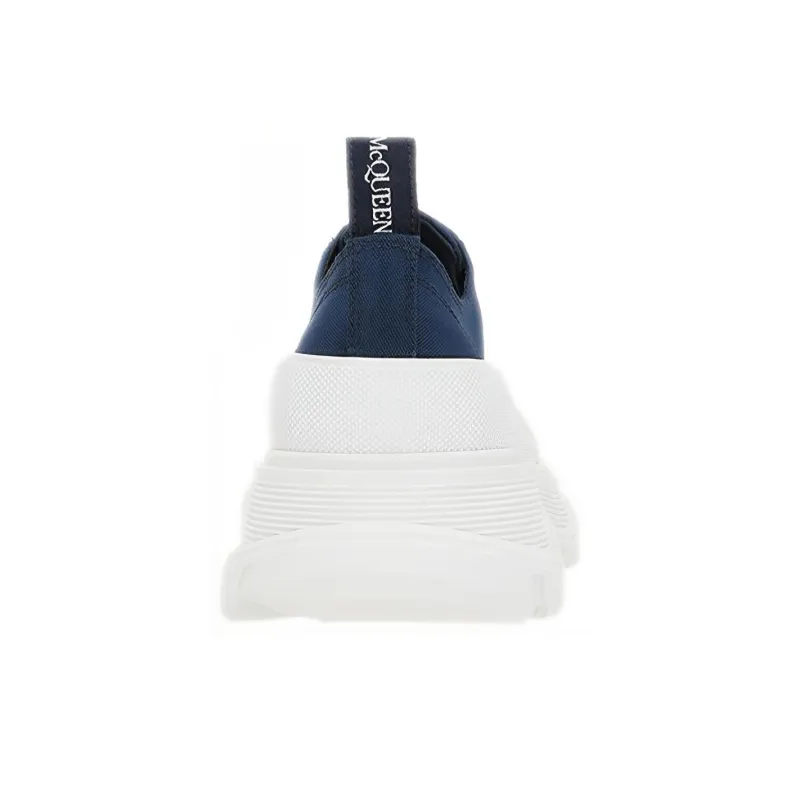 Alexander McQueen Tread Slick Lace Up Shoes 'Blue White' Women's-3