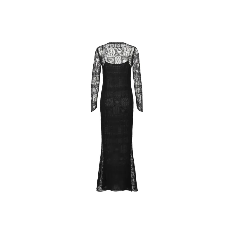 DIOR SS24 Long-Sleeved Dresses Women's Black-1