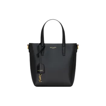 SAINT LAURENT Cow Leather Handbag Shoulder Bag Crossbody Bag Mini Women's Black
