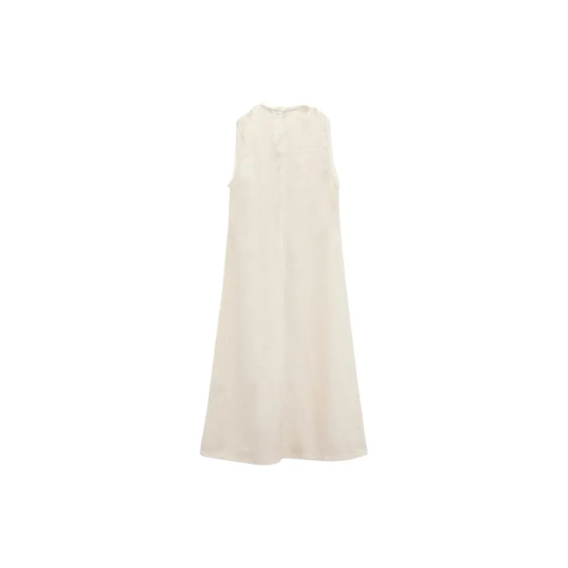 ZARA Sleeveless Dress Women's Xiangzi Blue-1