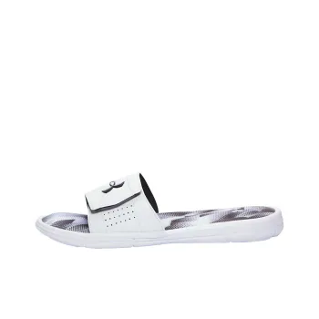 Under Armour UA Ignite Banshee III Slides Slide Slippers Men's White Black
