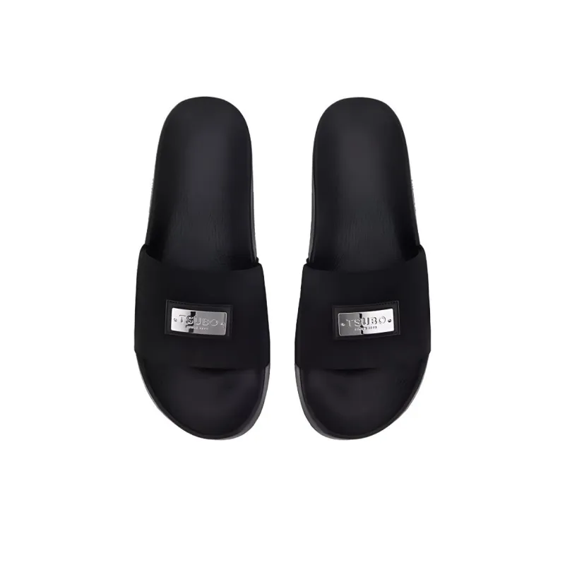 TSUBO US Original Slide Slippers Unisex Black-2