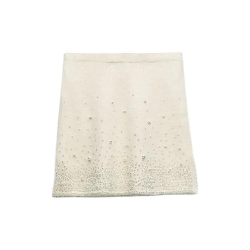 ZARA Casual Short Skirts Women's White-1