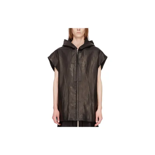 RICK OWENS Vests Men Black