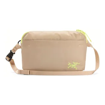 Arcteryx Polyester Shoulder Bag, Crossbody Bag Regular Unisex Willow Brown/Sprint Green