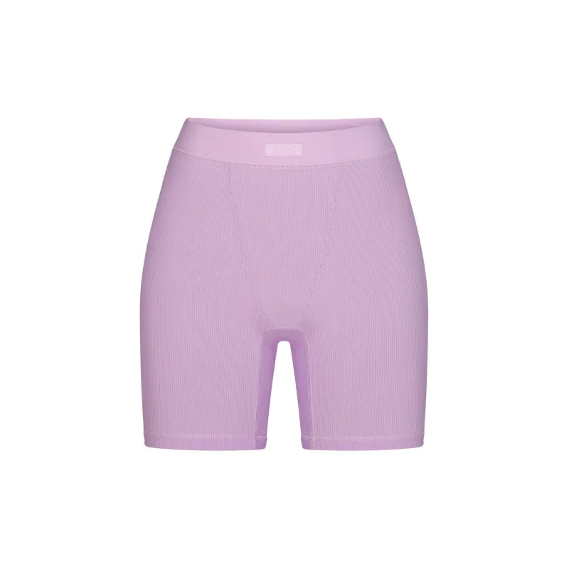 SKIMS Valentine's Day SOFT LOUNGE BOXER Underpants Women's Sugar Plum/Sugar Plum-0
