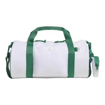 Adidas Polyester Small Bucket Bag Shoulder Bag Crossbody Bag Handbag Women's Green & White