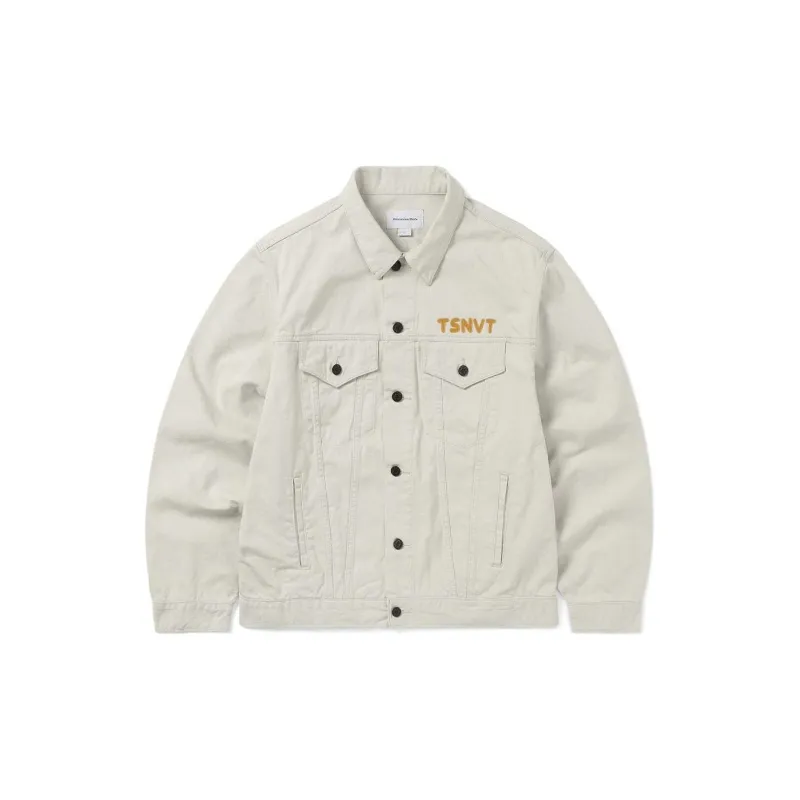 Thisisneverthat SS24 Ultras Collection TSNVT Trucker Jacket Off White Jacket Unisex White-1