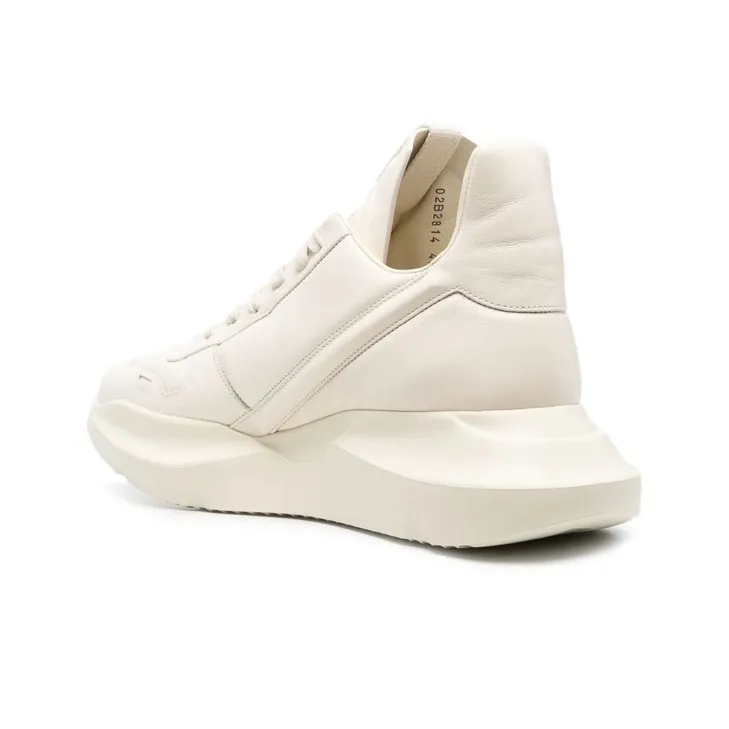 RICK OWENS Geth Runner Leather Sneakers-3