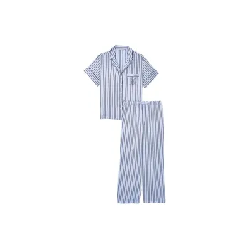 Victoria's Secret Pajama Set Women's Marine Blue