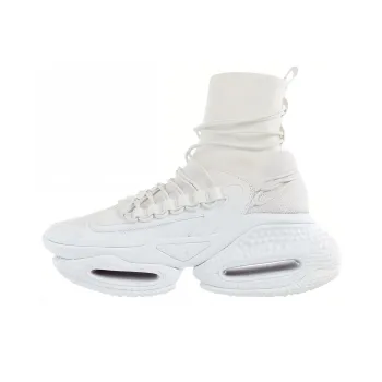 BALMAIN B-Bold Runner Cushioned Slip-Resistant High-Top Casual Shoes Men's White