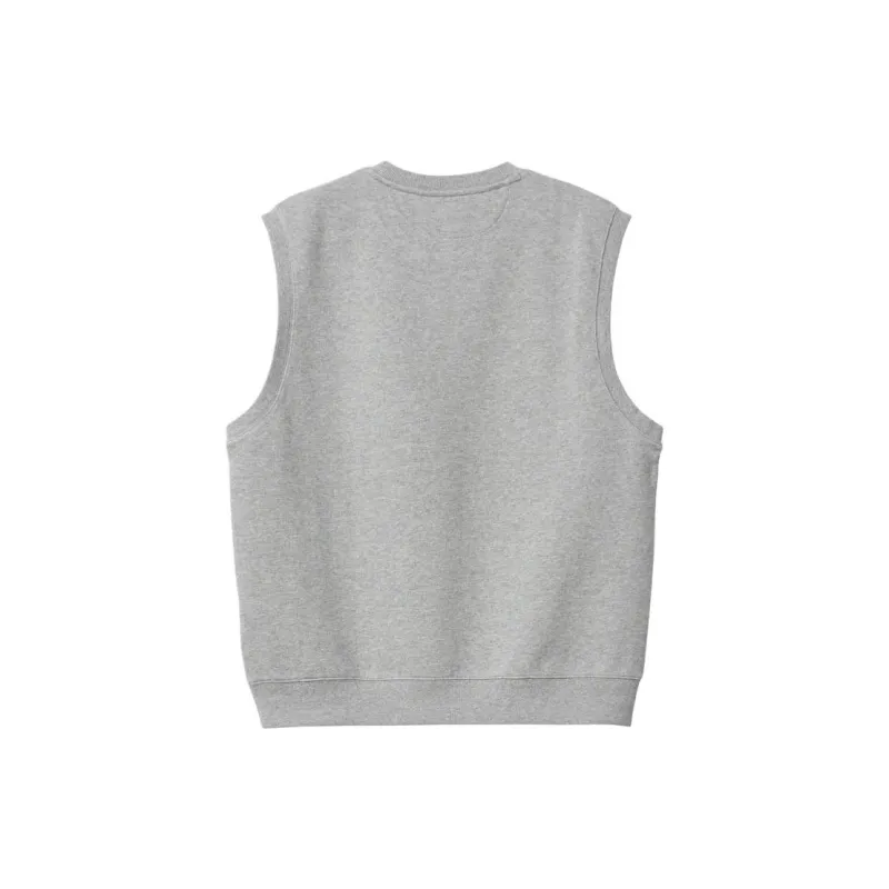 Carhartt WIP Script Vest Sweatshirt Vest Men's Gray-1