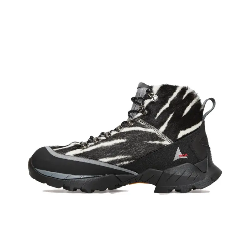ROA X Aries Andreas Zebra-print Boots-0